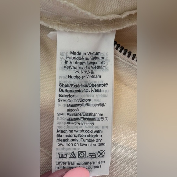 J. Crew Straight Leg Ankle Pants in Natural NWT Size 26 - Picture 4 of 6